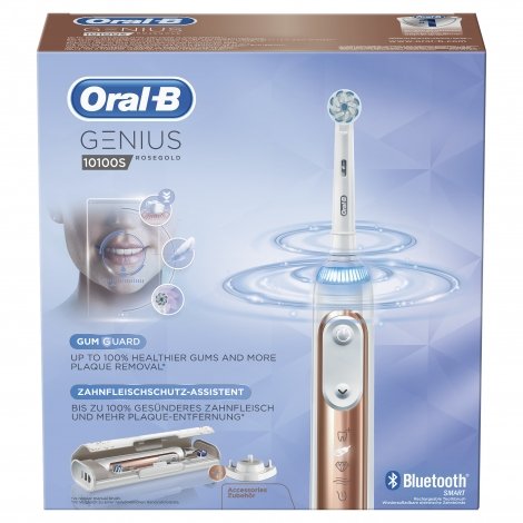 Oral B Brosse à Dents Electrique Genius 10100 S Rose Gold pas cher, discount