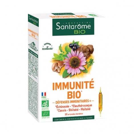 Santarome Bio Immunité Bio 20 ampoules de 10ml pas cher, discount