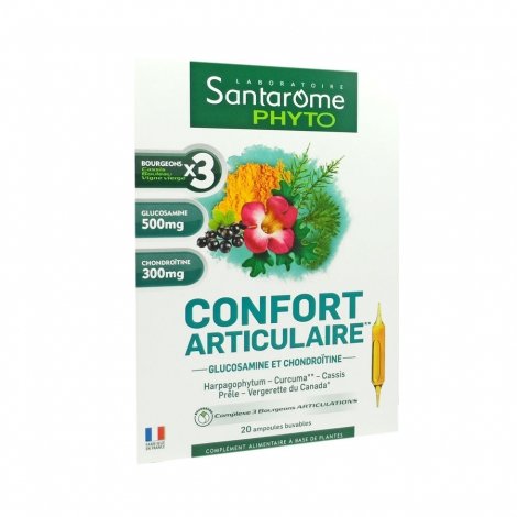 Santarome Phyto Confort Articulaire 20 ampoules de 10ml pas cher, discount