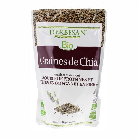 Herbesan Bio Graines de Chia 200g pas cher, discount