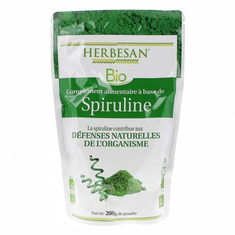 Herbesan Bio Spiruline Poudre 200g pas cher, discount