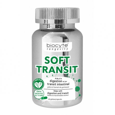 Biocyte Soft Transit 60 gélules pas cher, discount
