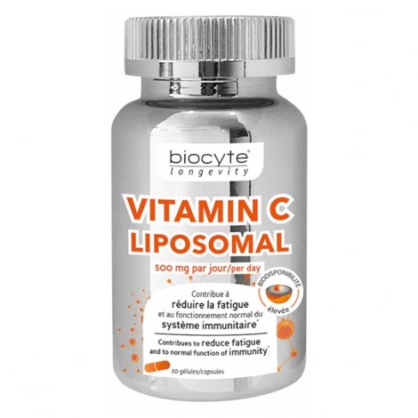 Biocyte Vitamine C Liposomal 30 gélules pas cher, discount