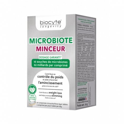 Biocyte Microbiote Minceur 20 capsules pas cher, discount