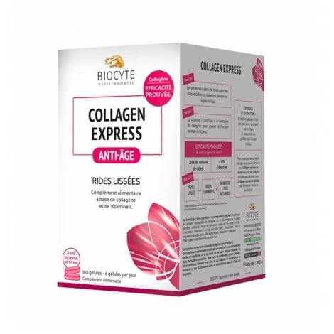 Biocyte Collagen Express 180 capsules   pas cher, discount