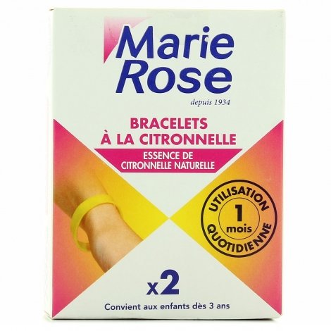 Marie Rose Bracelets à la Citronnelle x2  pas cher, discount