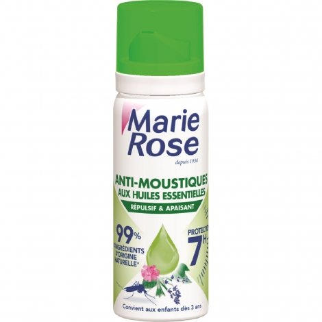 Marie Rose Aérosol Anti-Moustiques aux Huiles Essentielles 7h Répulsif et Apaisant 100ml pas cher, discount