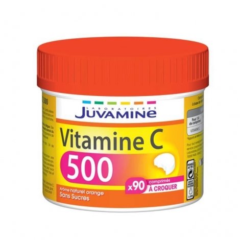 Juvamine Vitamine C 500 Maxi Format 90 comprimés à croquer  pas cher, discount