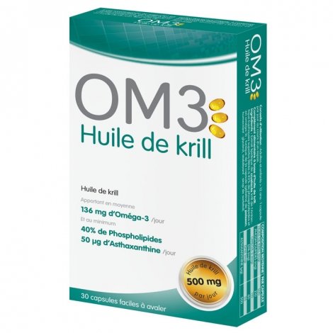 OM3 Huile de Krill 30 capsules pas cher, discount