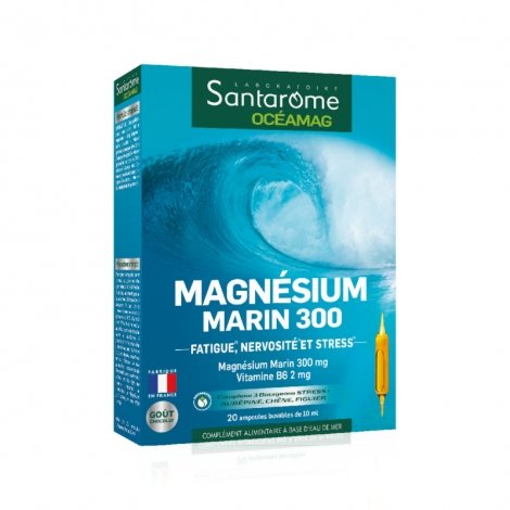 Santarome Bio Magnésium Marin 300 20 ampoules de 10ml pas cher, discount