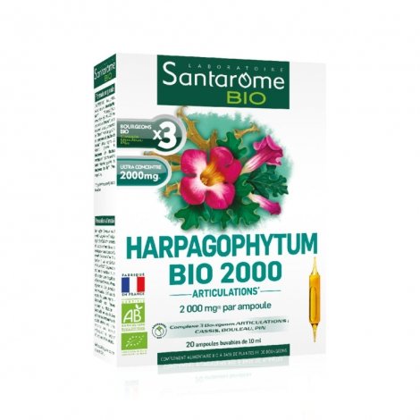 Santarome Bio Harpagophytum Bio 2000 20 ampoules de 10ml pas cher, discount