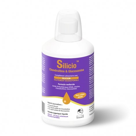 Phyto Research Silicio Chondroïtine Glucosamine 500ml pas cher, discount