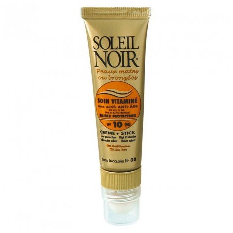 Soleil Noir Soin Vitaminé Crème + Stick SPF10 20ml pas cher, discount