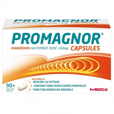 Promagnor Magnésium 90 capsules 450mg pas cher, discount