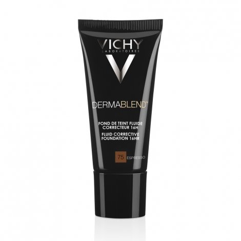 Vichy Dermablend Fond de Teint Fluide Correcteur 16H Espresso 75 30ml pas cher, discount