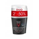 Vichy Homme Déodorant 48H Roll-On Lot 2 X 50 ml