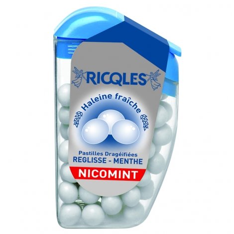 Ricqles Nicomint Dragées Réglisse Menthe 18g pas cher, discount