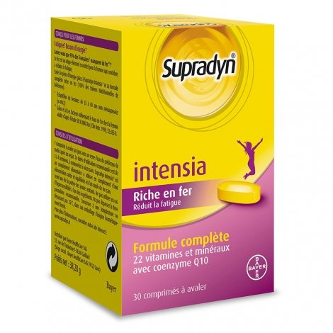 Supradyn Intensia 30 comprimés pas cher, discount