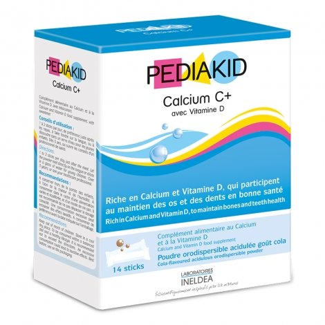 Pediakid Calcium C+ 14 sticks  pas cher, discount