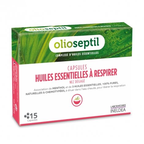Olioseptil Capsules Huiles Essentielles à Respirer 15 capsules pas cher, discount