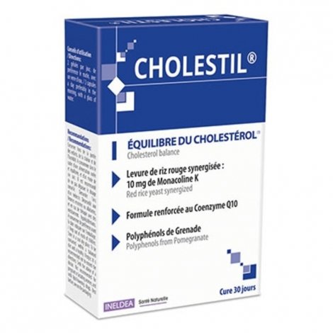 Ineldea Cholestil Equilibre du Cholesterol 60 gélules pas cher, discount