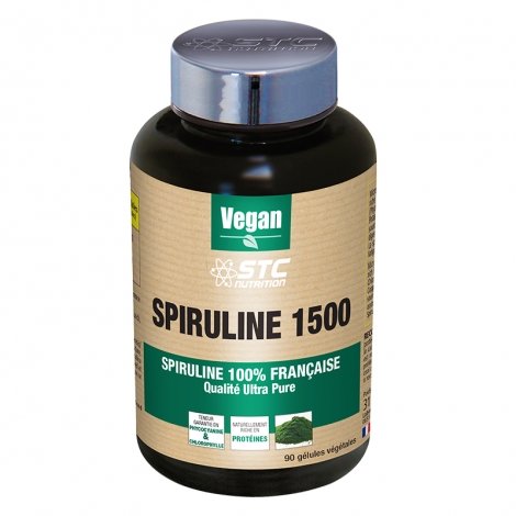 STC Nutrition Vegan Spiruline 1500 90 gélules pas cher, discount