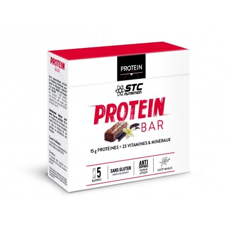 STC Nutrition Protein Bar Vanille 5 barres pas cher, discount