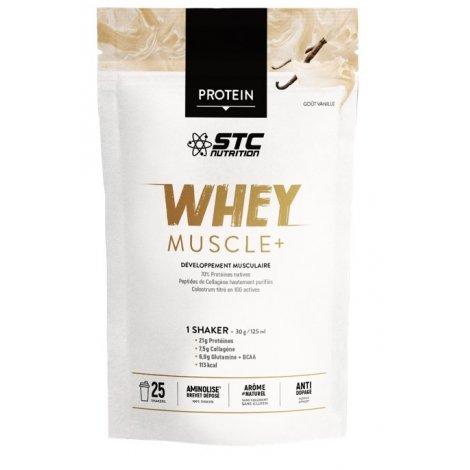 STC Nutrition Protein Whey Muscle+ Vanille 750g pas cher, discount