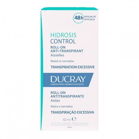 Ducray Hidrosis Control Roll-On Anti-Transpirant Aiselles 40ml pas cher, discount
