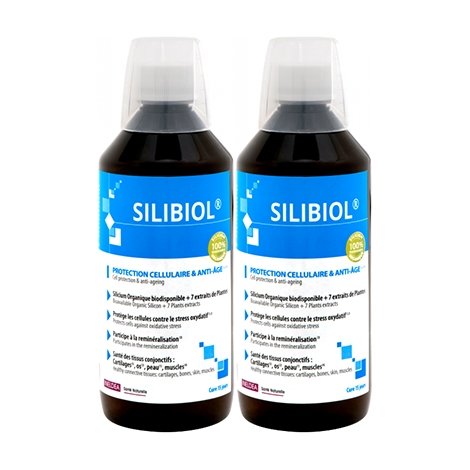 Ineldea Silibiol Pack Protection Cellulaire Et Anti-Age 2 x 500ml pas cher, discount