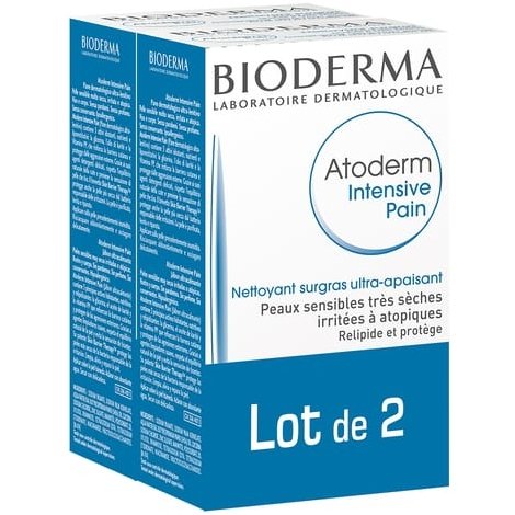 Bioderma Atoderm Pain Nettoyant Surgras - Lot de 2 x 150g pas cher, discount