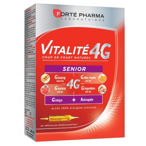 Forte Pharma Vitalité 4G Senior 20 amp. pas cher, discount