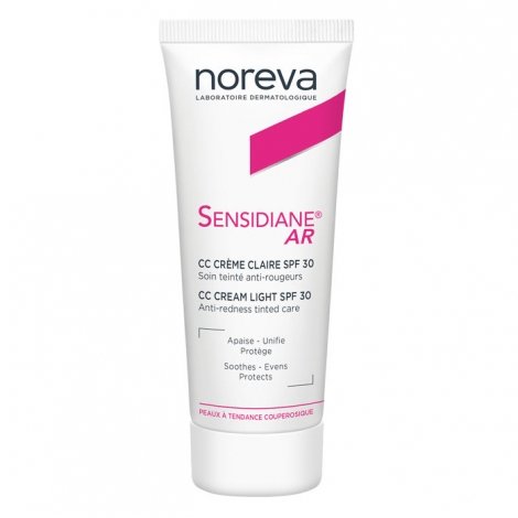 Noreva Sensidiane AR CC Crème Anti-Rougeurs Teinte Claire SPF30 40ml pas cher, discount