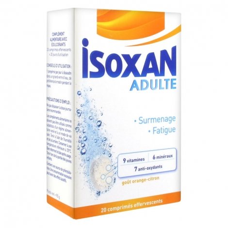 Isoxan 50+ 20 comprimés pas cher, discount