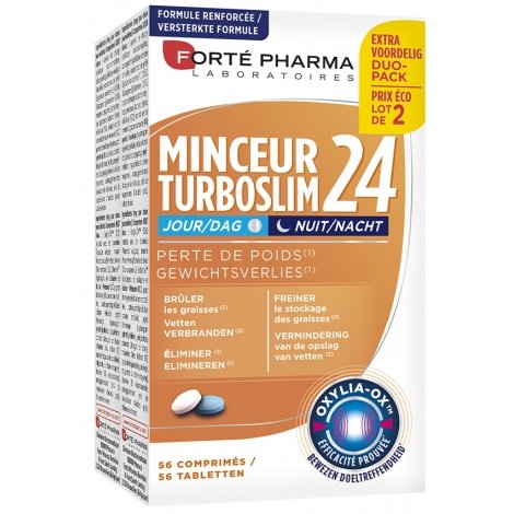 Forte Pharma Turboslim Minceur 24 Jour/Nuit 2x28 Comprimés pas cher, discount