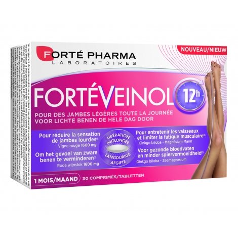 Forte Pharma Forté Veinol 12H 30 comprimés pas cher, discount