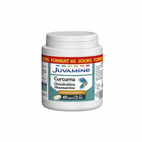 Juvamine Curcurma Chondroïtine Glucosamine 90 comprimés pas cher, discount