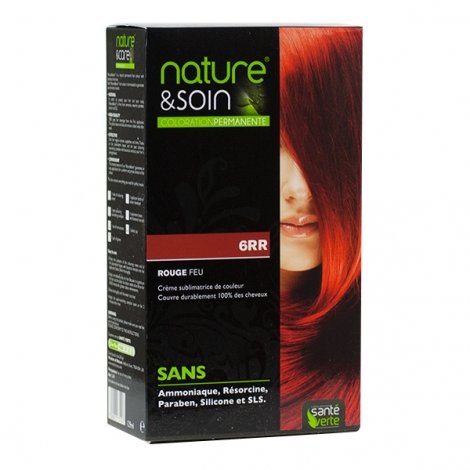 Nature & Soin Coloration Permanente 6RR - Rouge Feu pas cher, discount