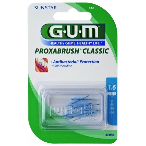 Gum Proxabrush Classic 8 Refills 614 pas cher, discount