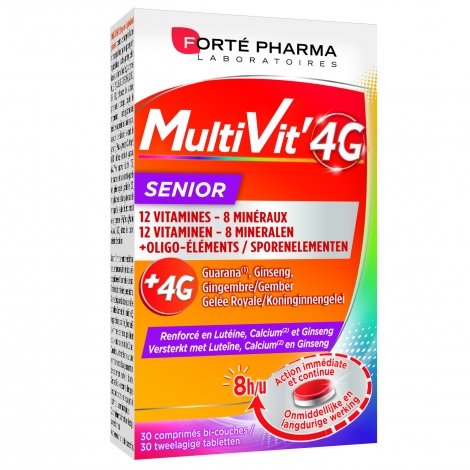 Forte Pharma Multivit' 4G Senior 30 comprimés pas cher, discount