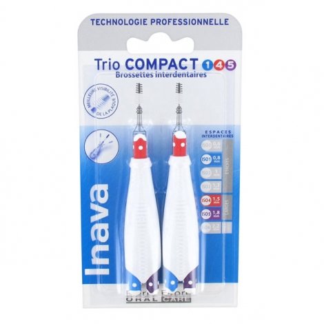 Inava Trio Compact 145 Brossettes Interdentaires Larges pas cher, discount
