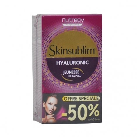 Nutreov Skinsublim Hyaluronic Jeunesse de la Peau 2 x 30 comprimés pas cher, discount