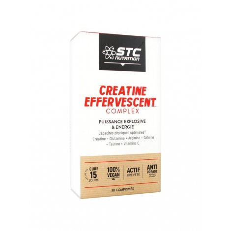 STC Nutrition Creatine Effervescent Complex 2 x 15 comprimés pas cher, discount