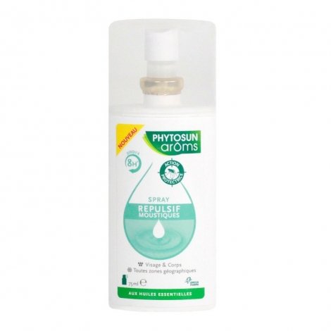 Phytosun Aroms Spray Repulsif Moustiques 75ml pas cher, discount