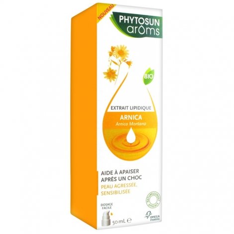 Phytosun Aroms Extrait Lipidique Arnica Bio 50ml pas cher, discount