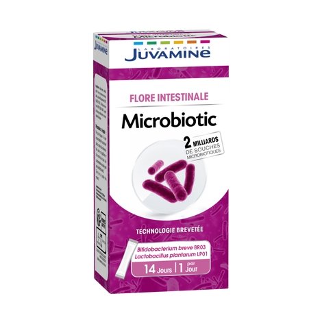Juvamine Microbiotic Flore Intestinale 14 sticks pas cher, discount
