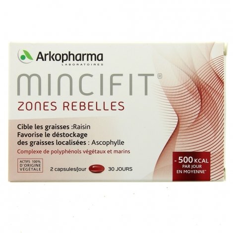 Arkopharma Mincifit Zones Rebelles 60 gélules pas cher, discount