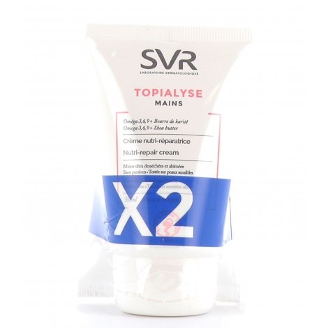 SVR Duo Topialyse Main Crème Nutri-Réparatrice 2x50ml pas cher, discount