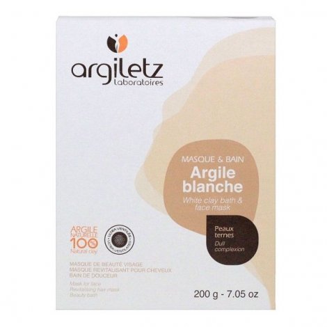 Argiletz Argile Blanche Masque & Bain 200g pas cher, discount