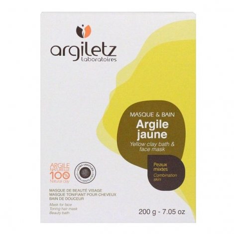 Argiletz Argile Jaune Masque & Bain 200g pas cher, discount